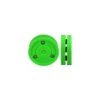 PALET ROLLER HOCKEY GREEN BISCUIT 2 PALET ROLLER HOCKEY GREEN BISCUIT -Équipement De Hockey palet roller hockey green biscuit